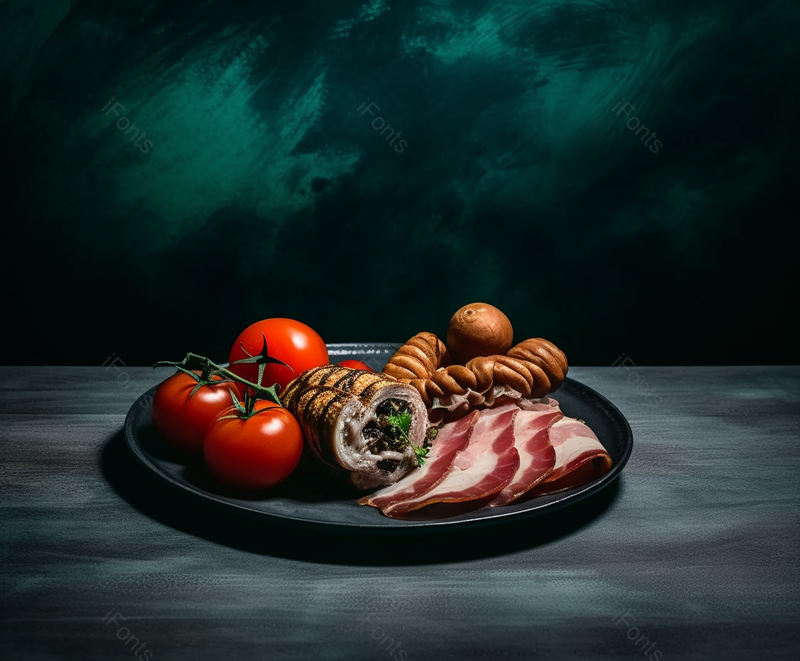 美味的熏火腿实拍摄影图,高清,摄影图,摄影图片,图片大全,摄影图免费下载